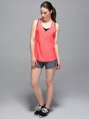 Lululemon Var-City Tank-Electric Coral